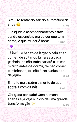 Depoimentos Clientes - Paloma Muller - Nutricionista 8